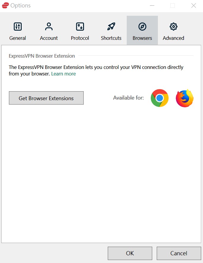 ExpressVPN網頁瀏覽器插件安裝