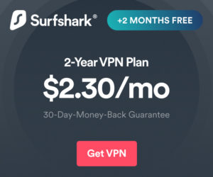Surfshark VPN banner