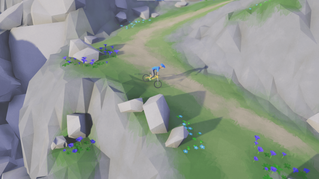 《孤獨的山脈：下坡》遊戲畫面