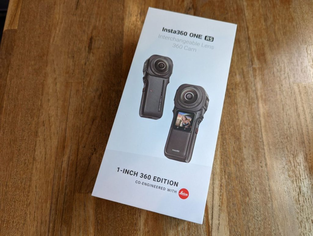 Insta360 ONE RS 1英吋全景鏡頭相機外盒設計