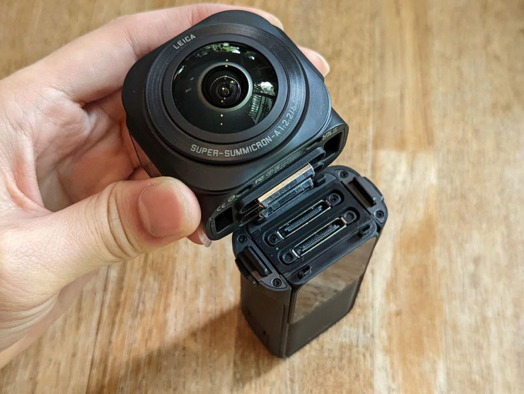 Insta360 ONE RS 1英吋全景鏡頭相機拆掉鏡頭
