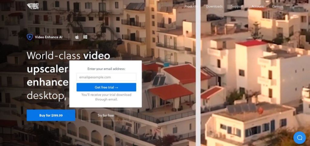Topaz Video Enhance AI免費體驗