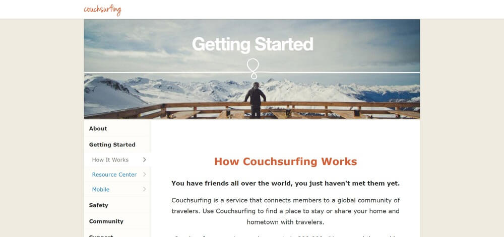 Couchsurfing 沙發衝浪