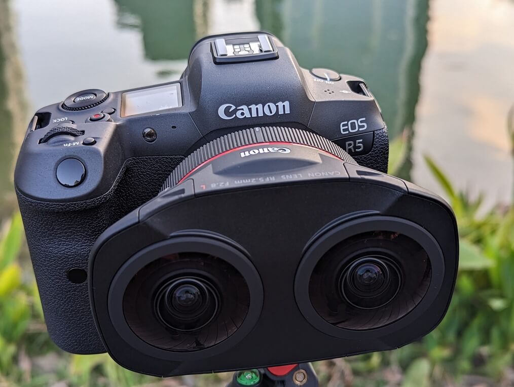 Canon R5 3D VR180單眼相機 (RF 5.2mm f/2.8L Dual Fisheye)