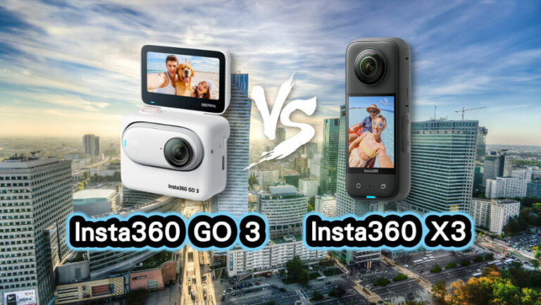Insta360 GO 3 vs Insta360 X3 比較